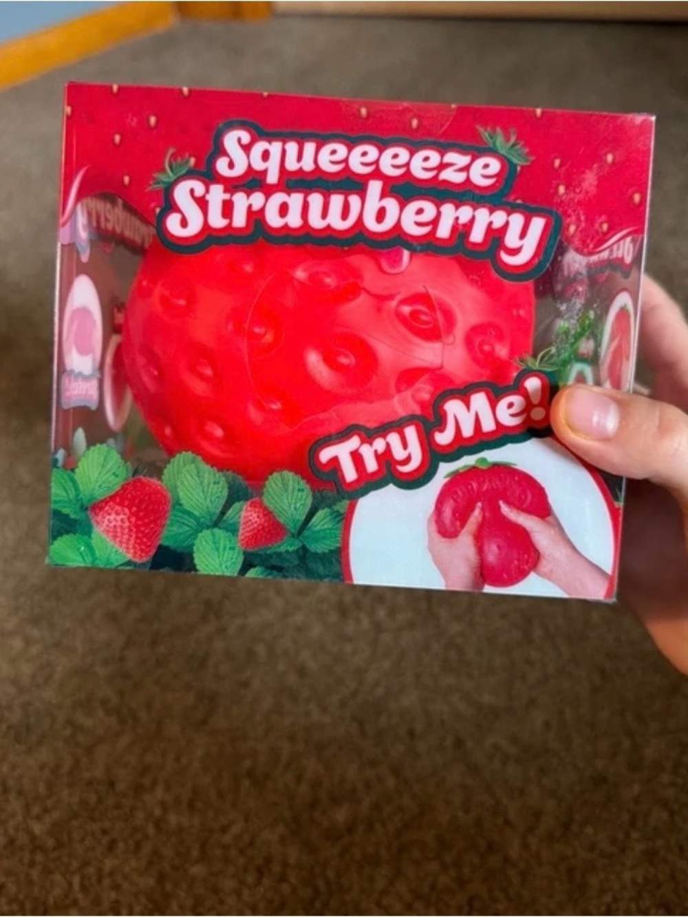Jumbo Strawberry Squishy